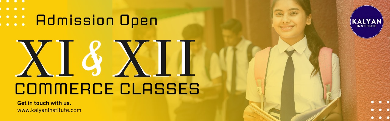 Kalyan Institute Studying Commerce Subjects in 11th and 12th Classes