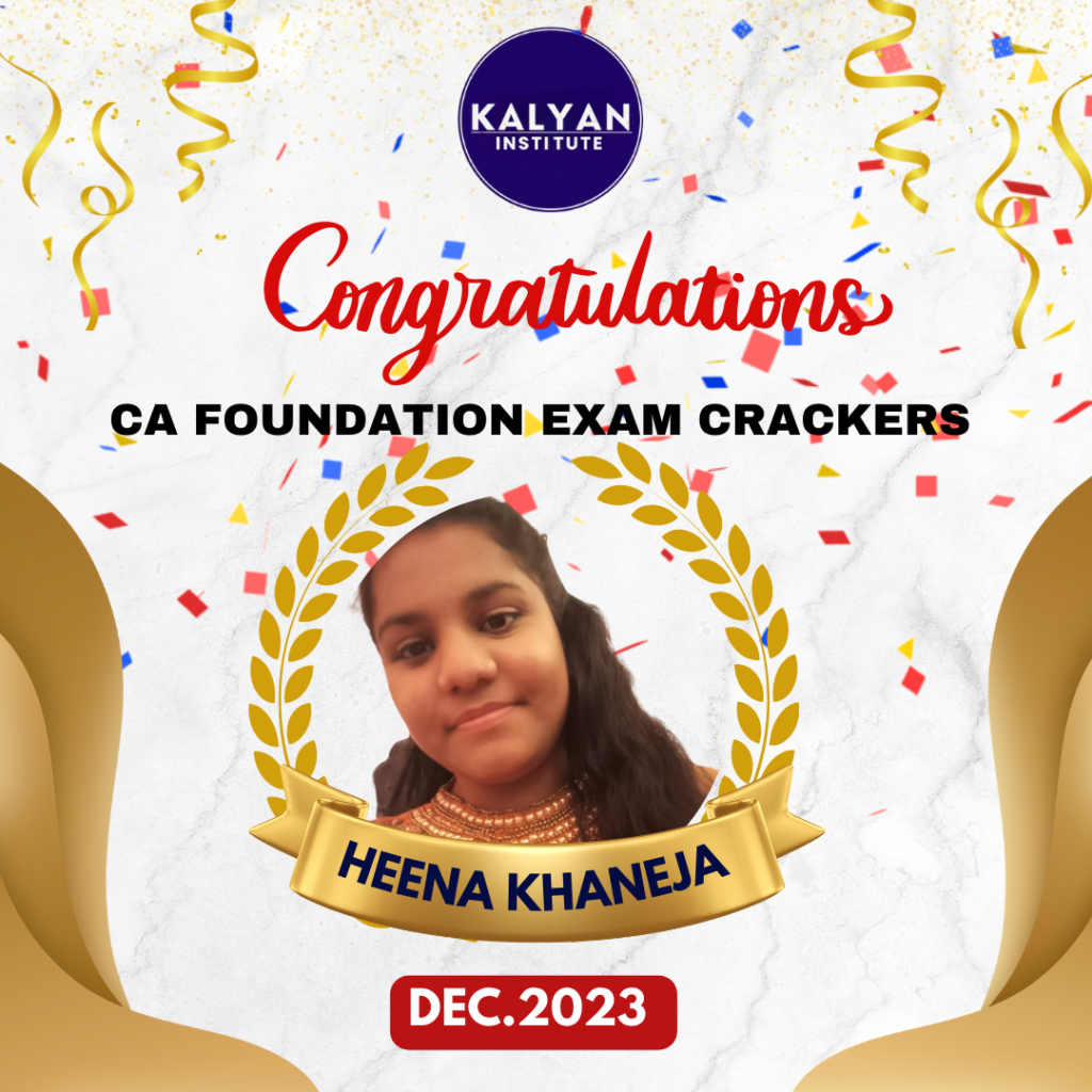 Congratulation For CA Foundation Dec 2023 pass
