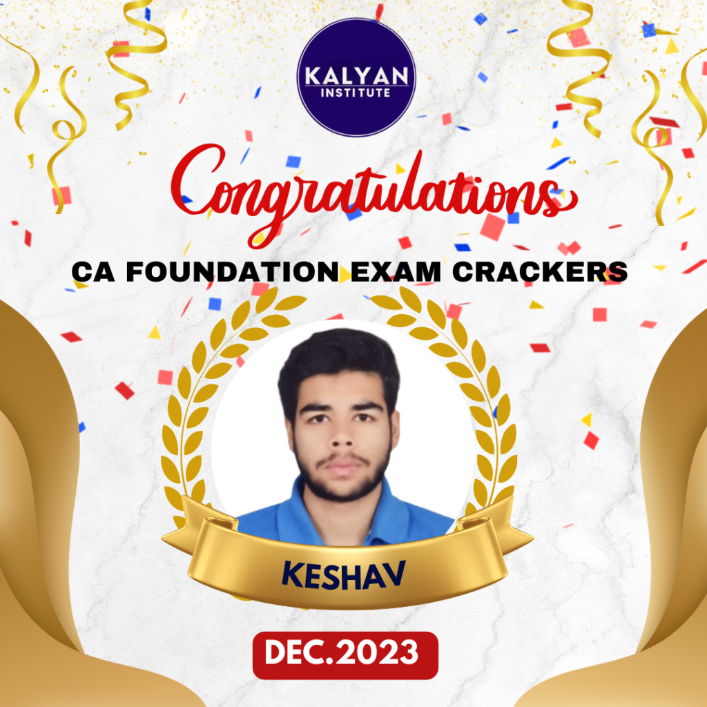 Congratulation For CA Foundation Dec 2023 pass