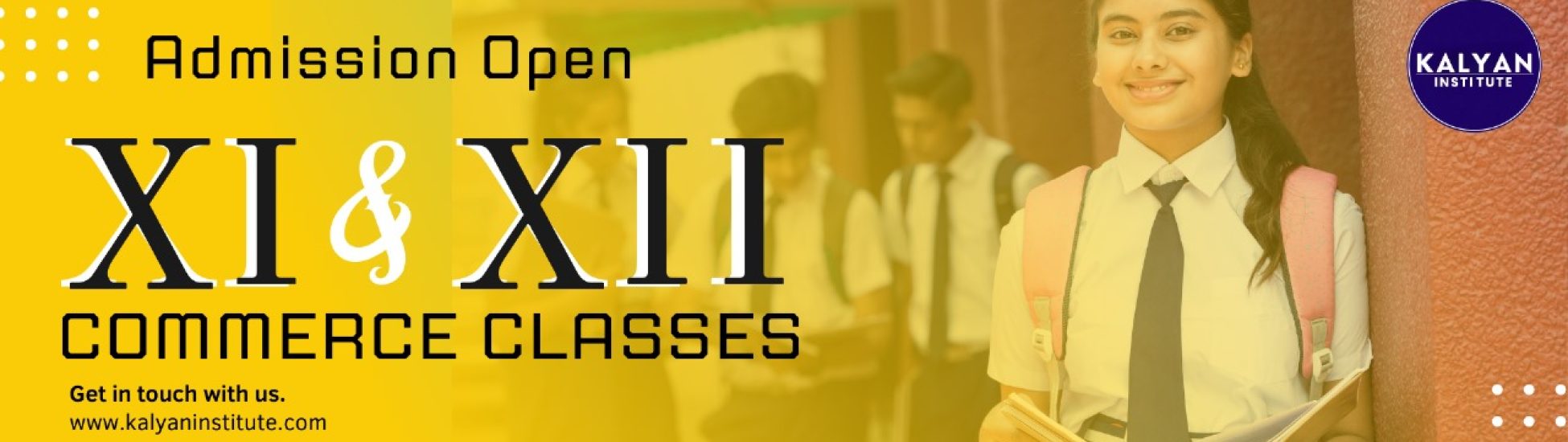 Kalyan Institute Studying Commerce Subjects in 11th and 12th Classes