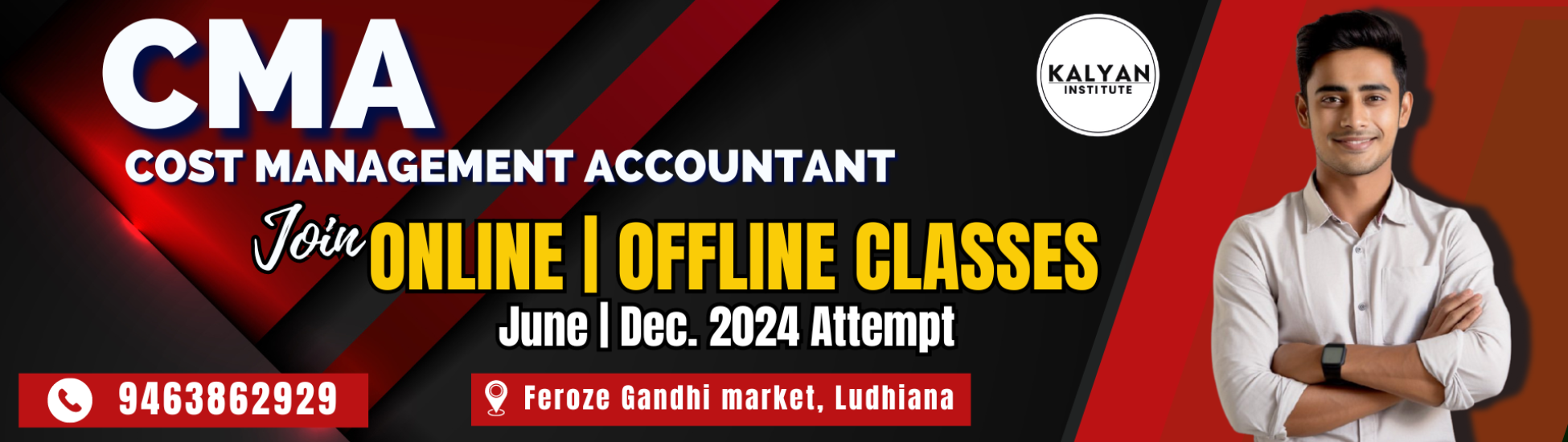 CMA Online | Offline classes by Kalyan Institute